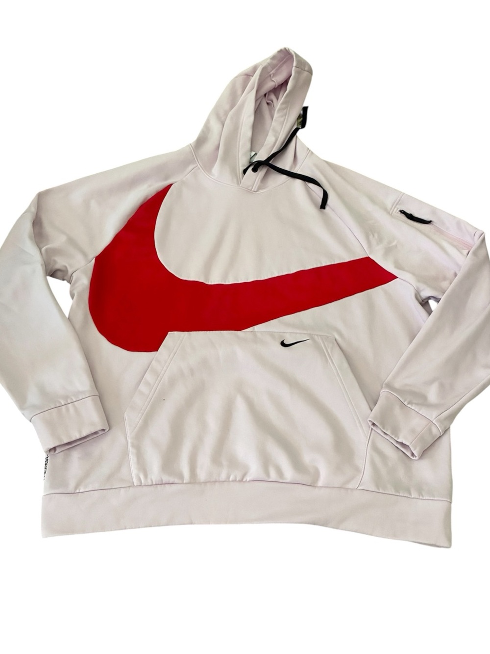 Nike Light Pink Therma-Fit Hoodie with Black Accents
